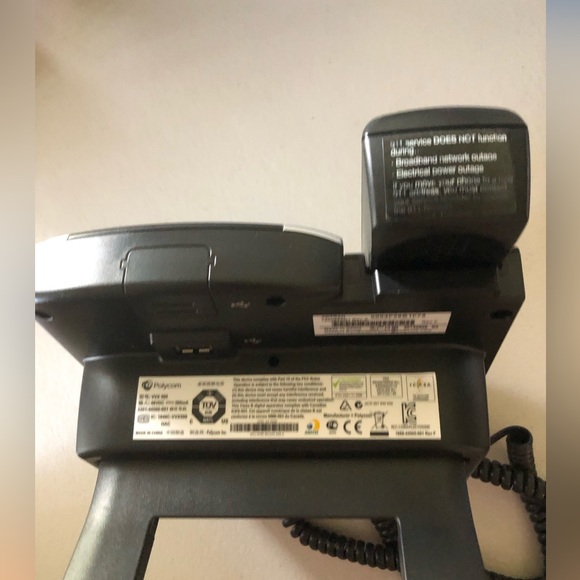 Polycom 2201-44500-001 VVX 500 12-Line Phone - Picture 4 of 4